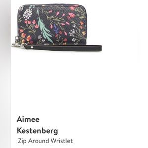 Aimee Kesternberg Zip Around Wristlet in Majestic Floral